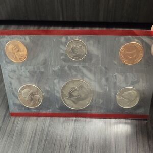 Coin Collection with Red Border